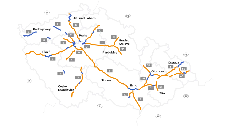 route tolls map